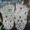 Nouvelle vente en gros Yiwu Tiara Pink Mini Crown Le cycle complet